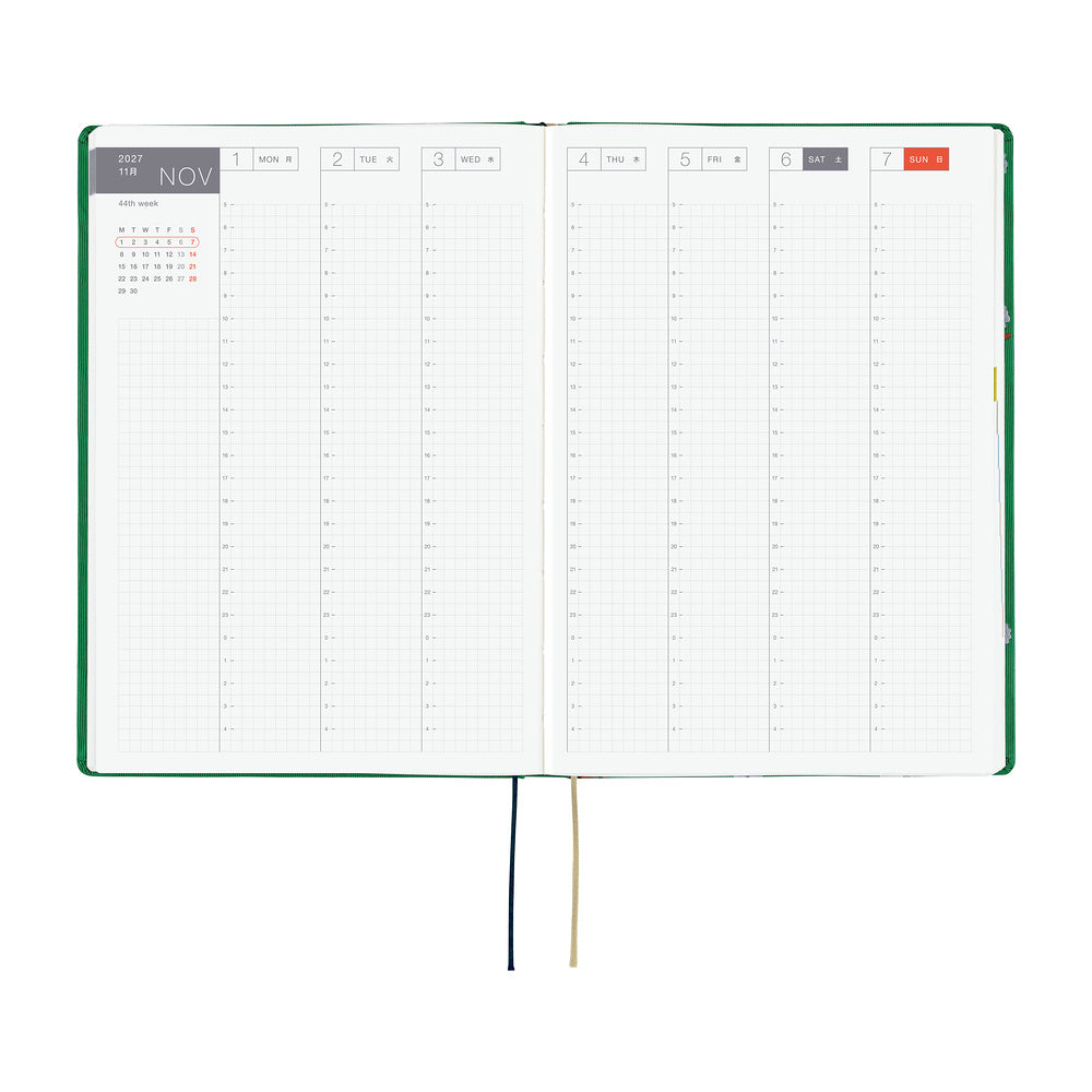 Hobonichi - HON A5 Bow & Tie: Sheep Sheep Sheep - 2027-Planner-DutchMills