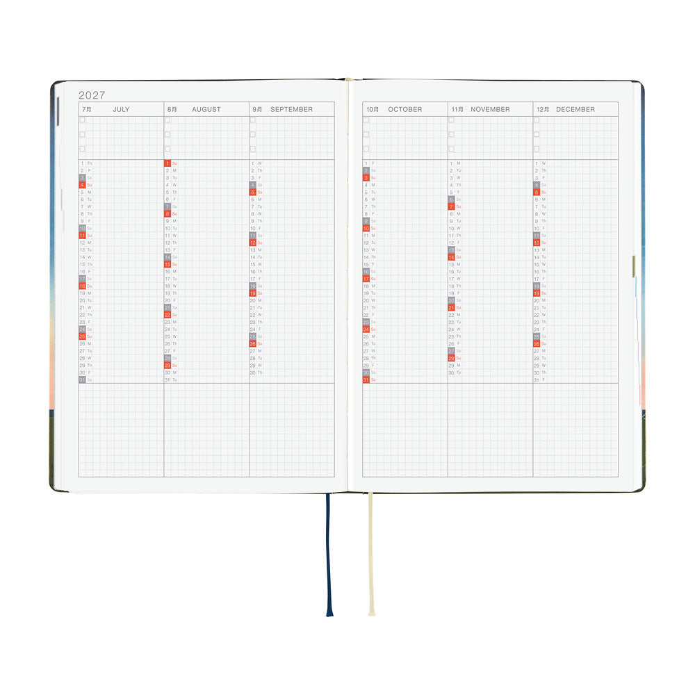 Hobonichi - HON A5 Hiroko Kubota: String Telephone Until the Moon is Full - 2027-Planner-DutchMills