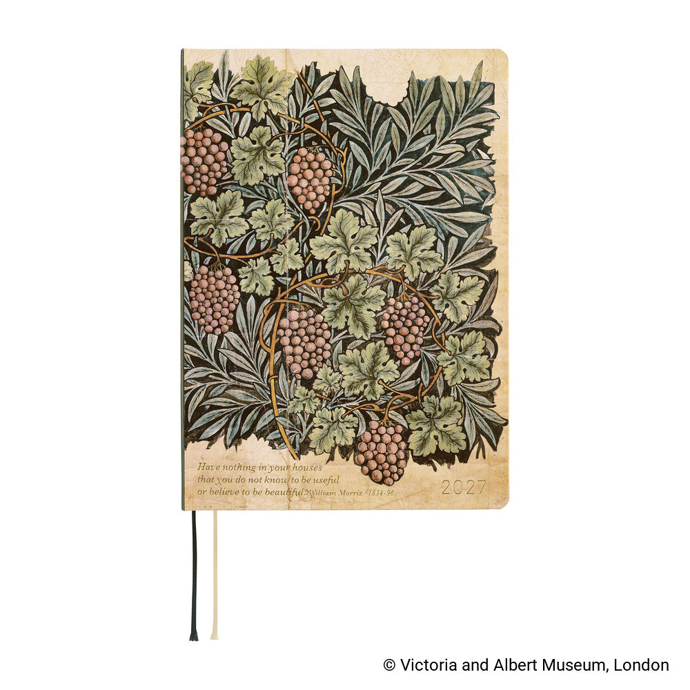 Hobonichi - HON A5 The V&A Series: Vine - 2027-Planner-DutchMills