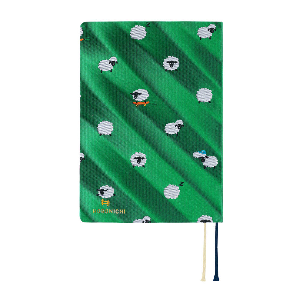 Hobonichi - HON A6 Bow & Tie: Sheep Sheep Sheep - 2027-Planner-DutchMills