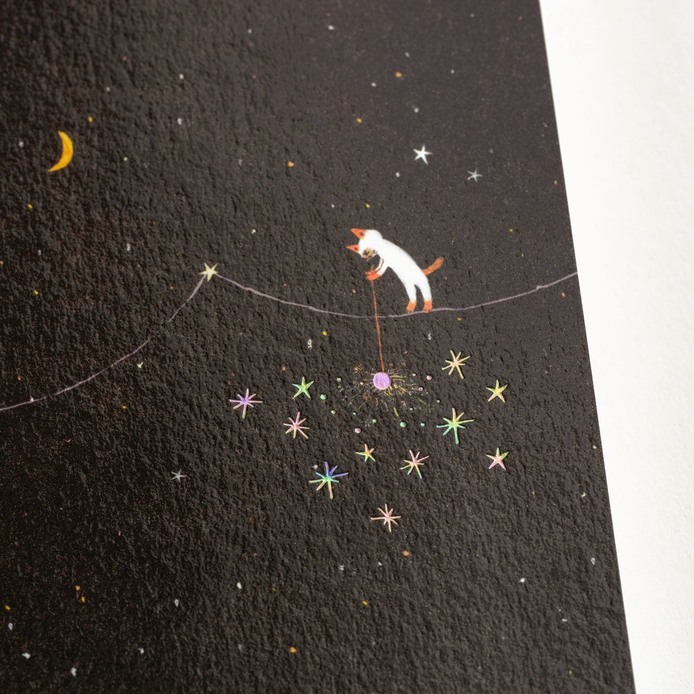 Hobonichi - Hiroko Kubota: Hobonichi Graph Notebook (A5) - Another night of falling star sparklers - 2027-Notitieboek-DutchMills