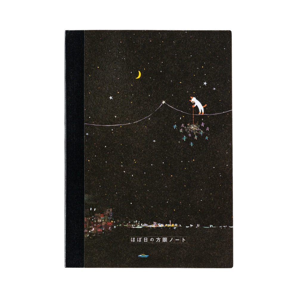 Hobonichi - Hiroko Kubota: Hobonichi Graph Notebook (A6) - Another night of falling star sparklers - 2027-Notitieboek-DutchMills