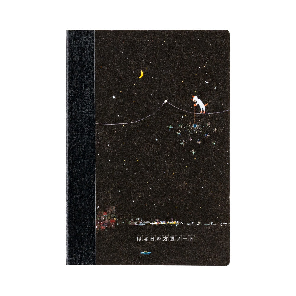 Hobonichi - Hiroko Kubota: Hobonichi Graph Notebook (A6) - Another night of falling star sparklers - 2027-Notitieboek-DutchMills