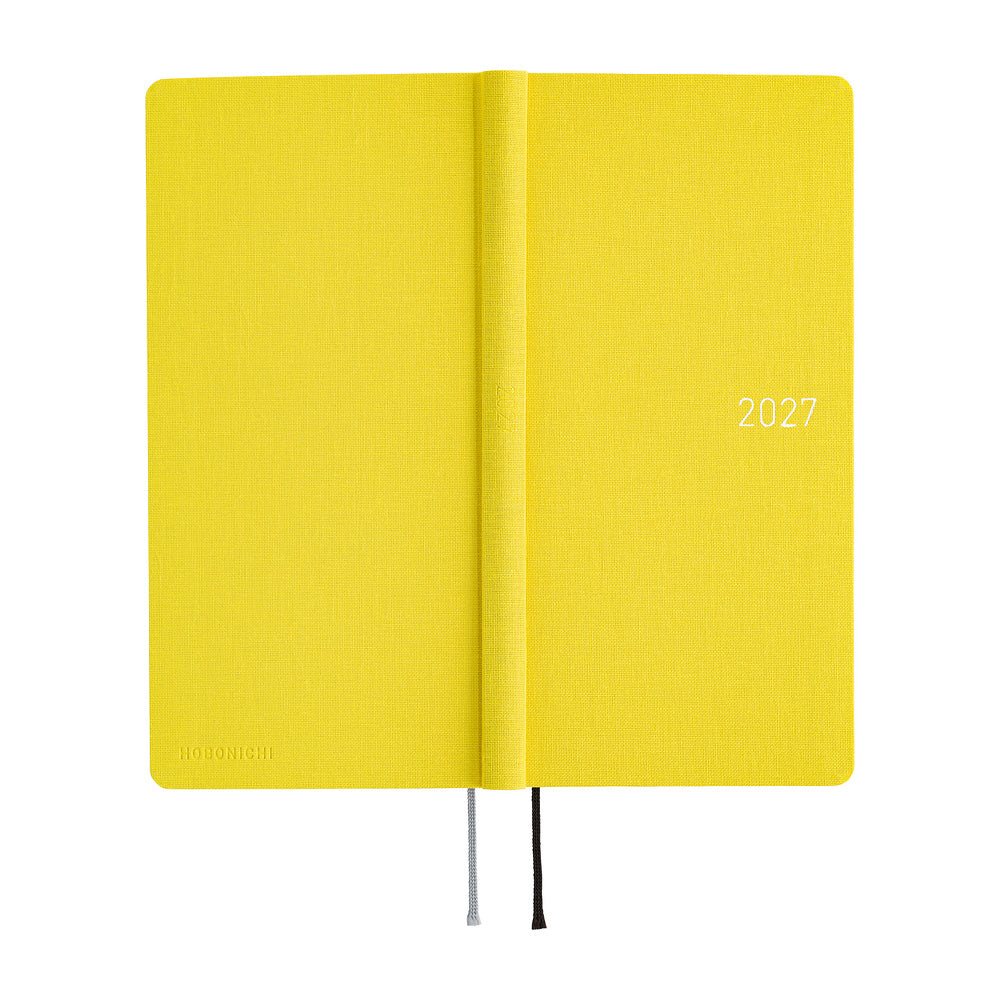 Hobonichi - Weeks Colors: Canaria Yellow - 2027-Planner-DutchMills