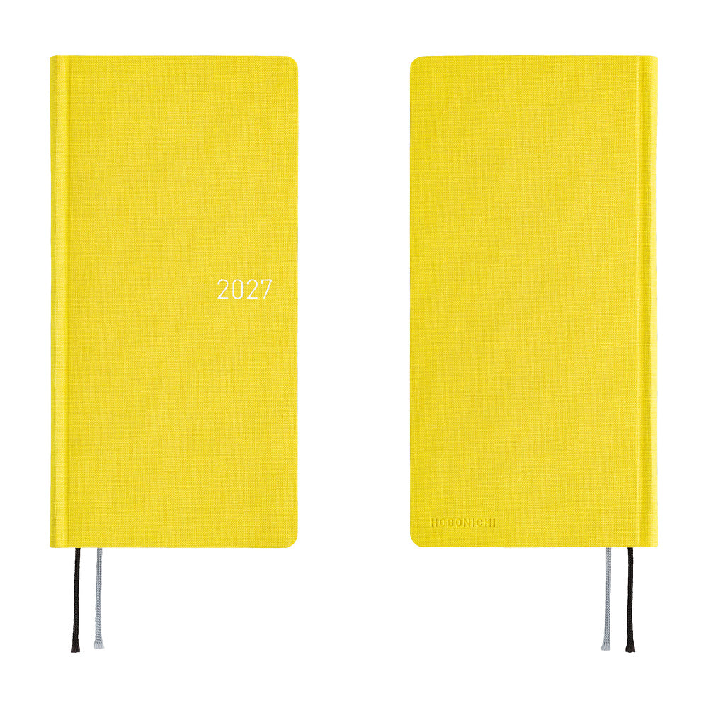 Hobonichi - Weeks Colors: Canaria Yellow - 2027-Planner-DutchMills