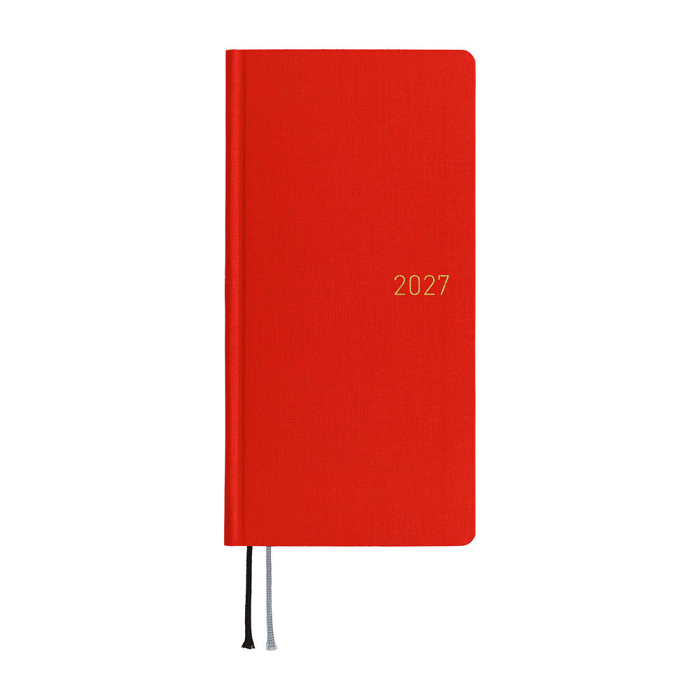Hobonichi - Weeks Colors: Poppy Red - 2027-Planner-DutchMills