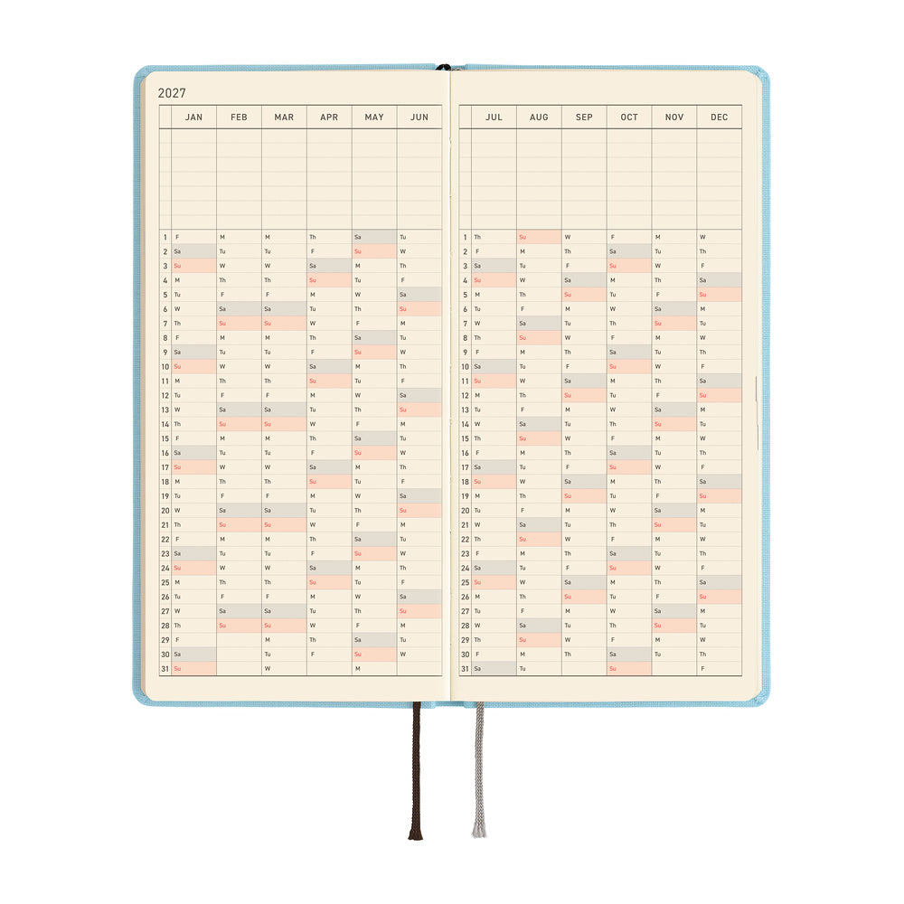 Hobonichi - Weeks Colors: Sea Glass - 2027-Planner-DutchMills