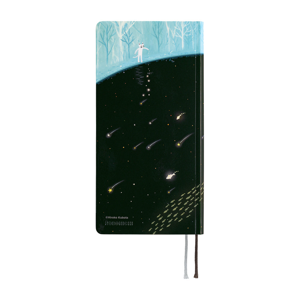 Hobonichi - Weeks Hiroko Kubota: Meteor Shower in the Light Blue Forest - 2027-Planner-DutchMills