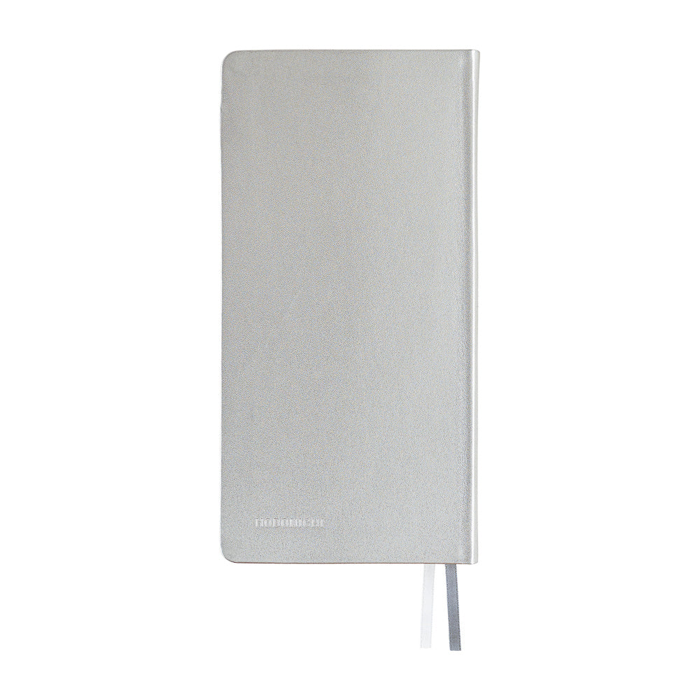 Hobonichi - Weeks Leather: Noble Silver - 2027-Planner-DutchMills