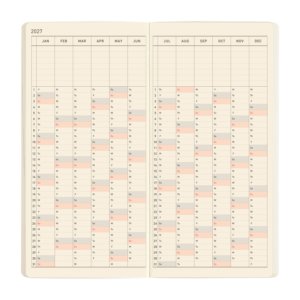 Hobonichi - Weeks MEGA Sneaker: Lime Green - 2027-Planner-DutchMills