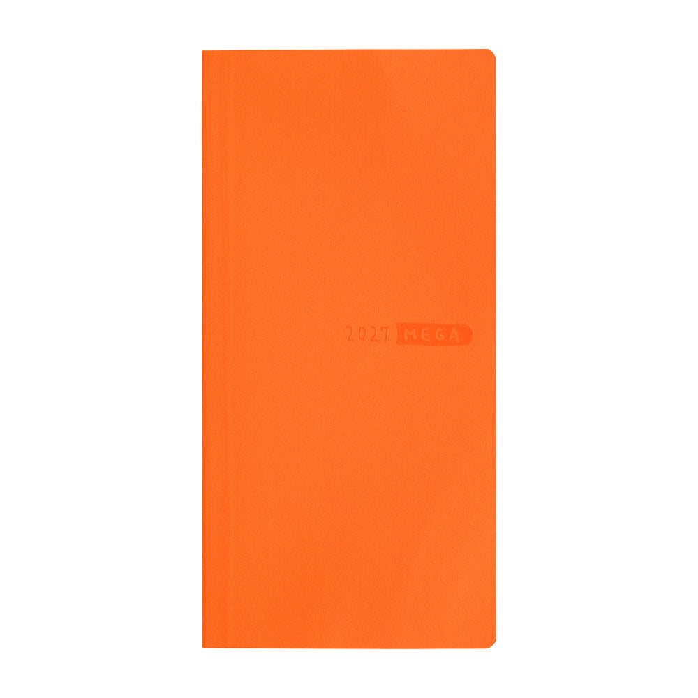 Hobonichi - Weeks MEGA Sneaker: Mandarin Orange - 2027-Planner-DutchMills