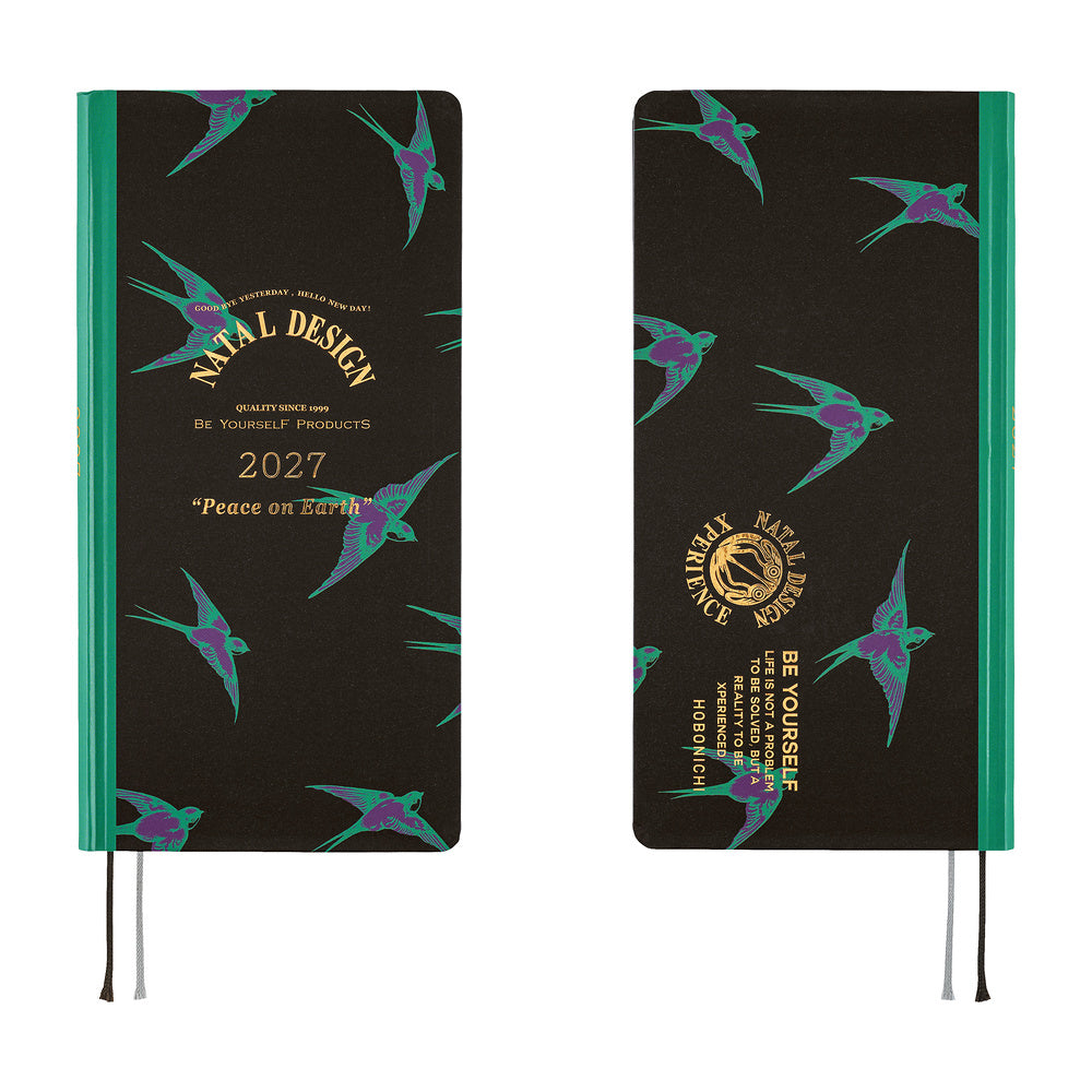 Hobonichi - Weeks Natal Design: Lucky Swallow - 2027-Planner-DutchMills