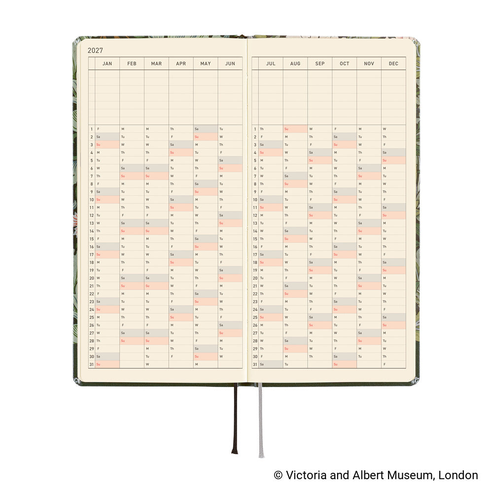 Hobonichi - Weeks The V&A Series: Leicester - 2027-Planner-DutchMills