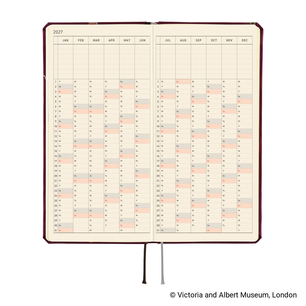 Hobonichi - Weeks The V&A Series: Welcome to the V&A - 2027-Planner-DutchMills