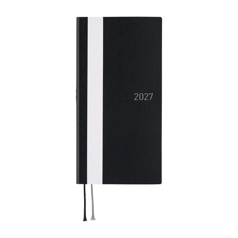 Hobonichi - Weeks White Line: Black - 2027-Planner-DutchMills