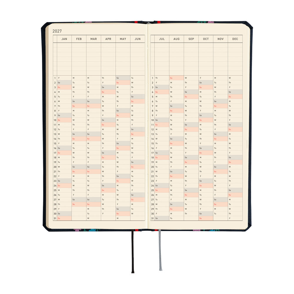 Hobonichi - Weeks Yoshie Watanabe: Petit Bloom - 2027-Planner-DutchMills