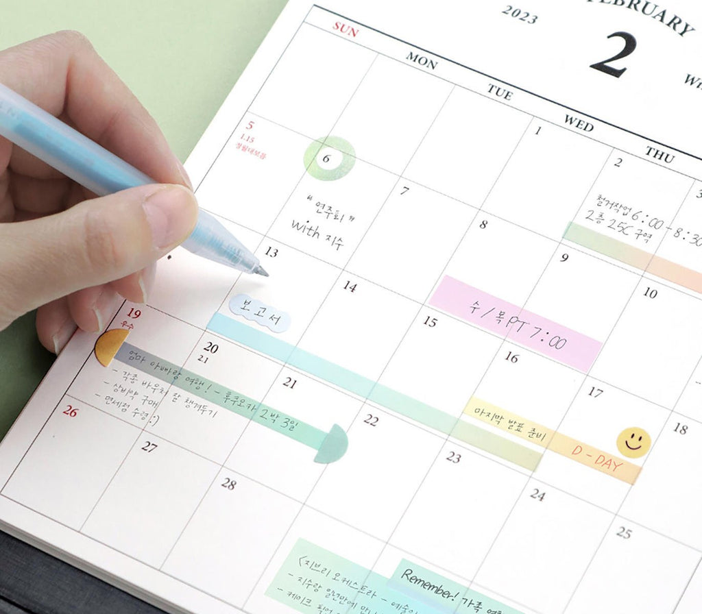 Iconic - Index Long Highlighter - 02 Ocean-Sticky Notes-DutchMills