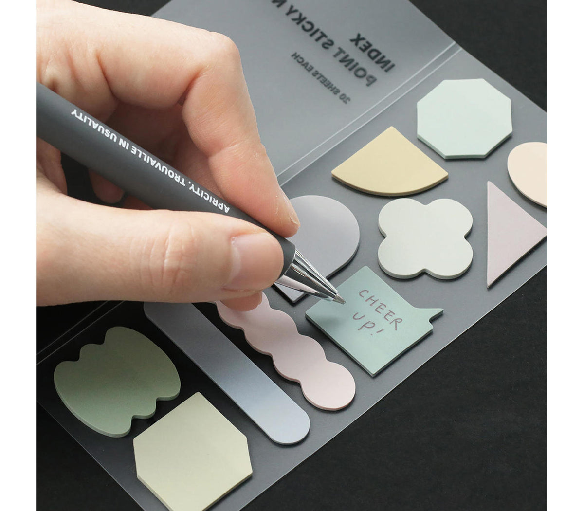 Iconic - Index Point Sticky Notes - 03 Foggy-Sticky Notes-DutchMills