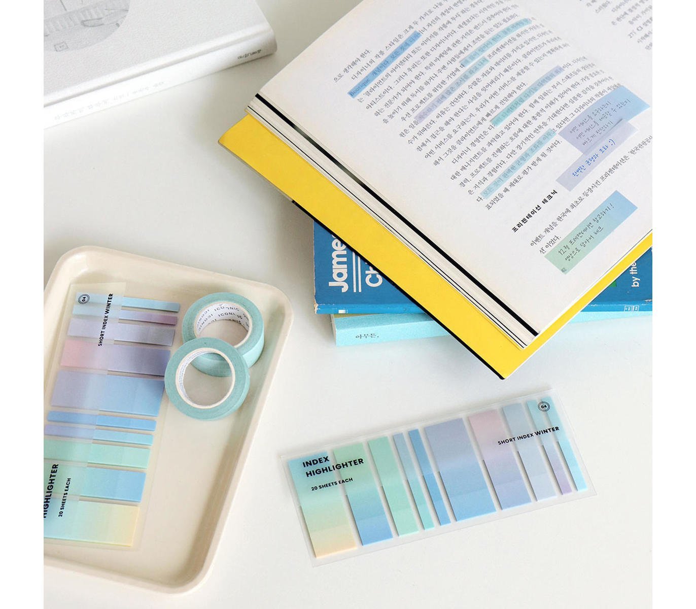 Iconic - Index Short Highlighter - 04 Winter-Sticky Notes-DutchMills