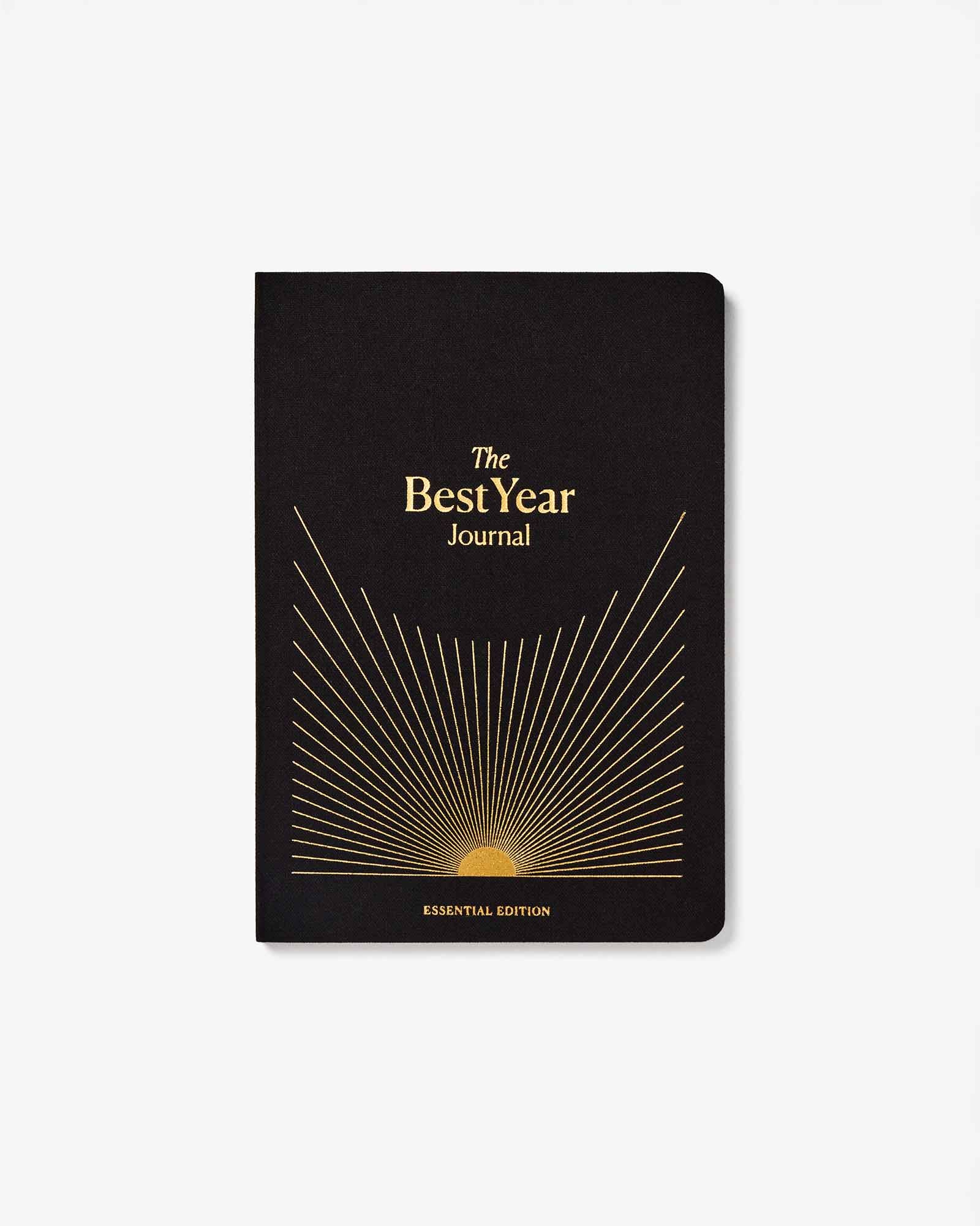 Best Year Journal Essential Black, Simple express format-DutchMills