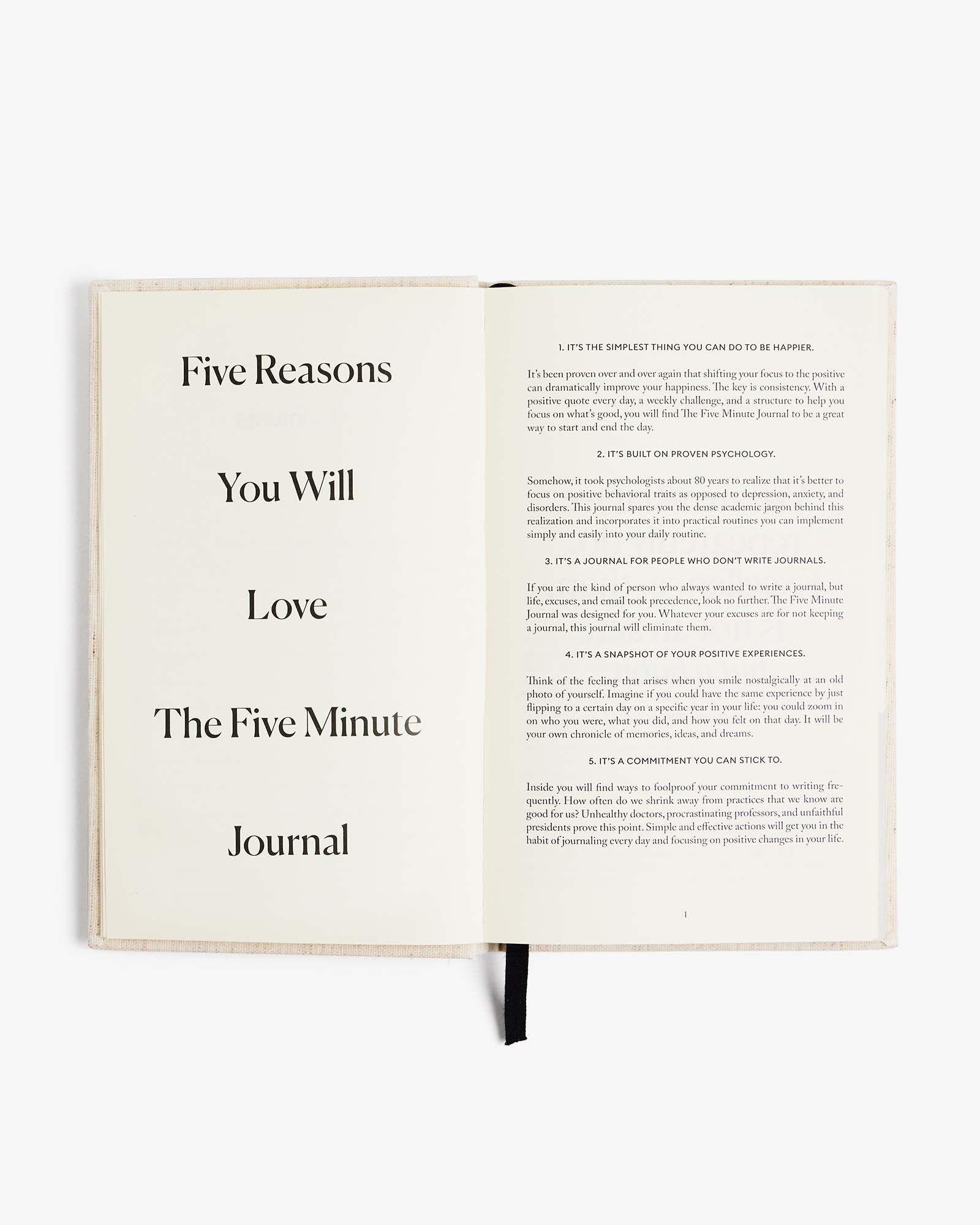 The Five Minute Journal Cherry Stripe | Exclusive Print-DutchMills