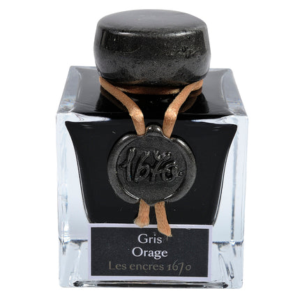 J. Herbin - Inkt voor vulpen 1670 50ml. - Stormy Grey-Inkt-DutchMills