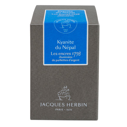 J. Herbin - Inkt voor vulpen 1798 50ml. - Kyanite du Népal (blauw)-Inkt-DutchMills