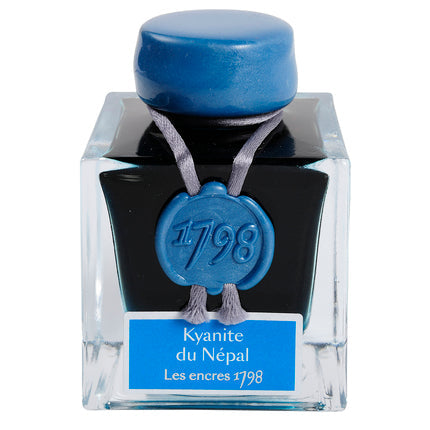 J. Herbin - Inkt voor vulpen 1798 50ml. - Kyanite du Népal (blauw)-Inkt-DutchMills