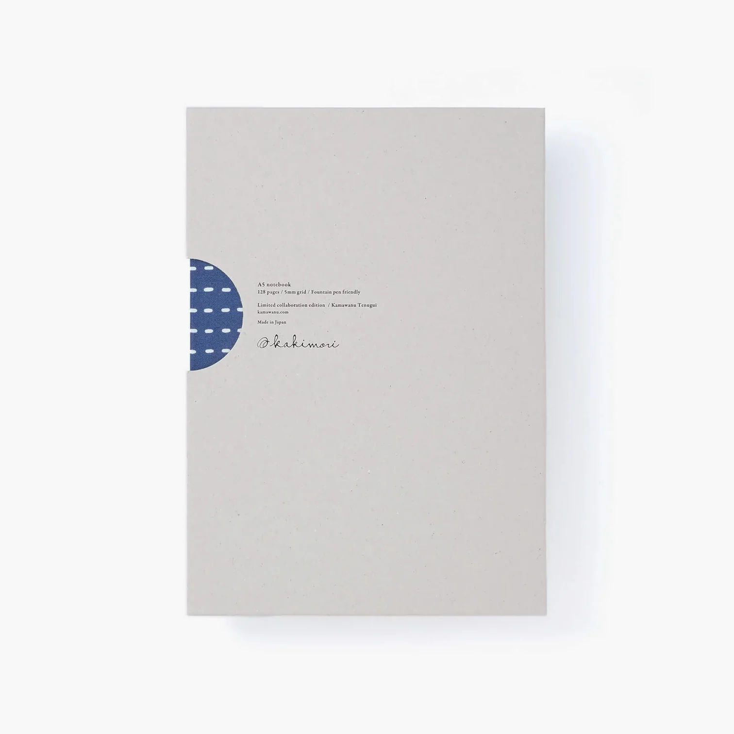 Kakimori - A5 notebook - Poppy Seed-Notitieboek-DutchMills