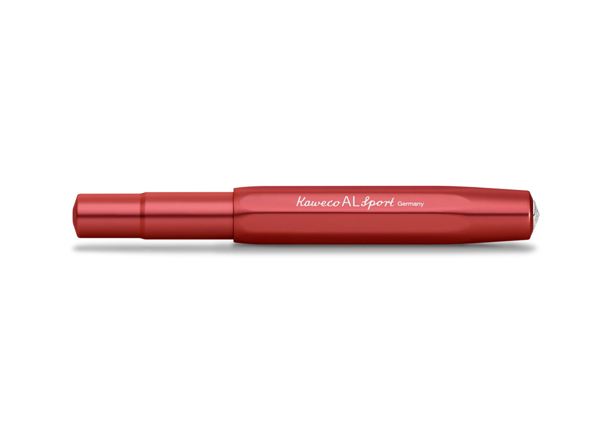 Kaweco - AL Sport Aluminium Deep Red - Rollerball Pen-Rollerball-DutchMills