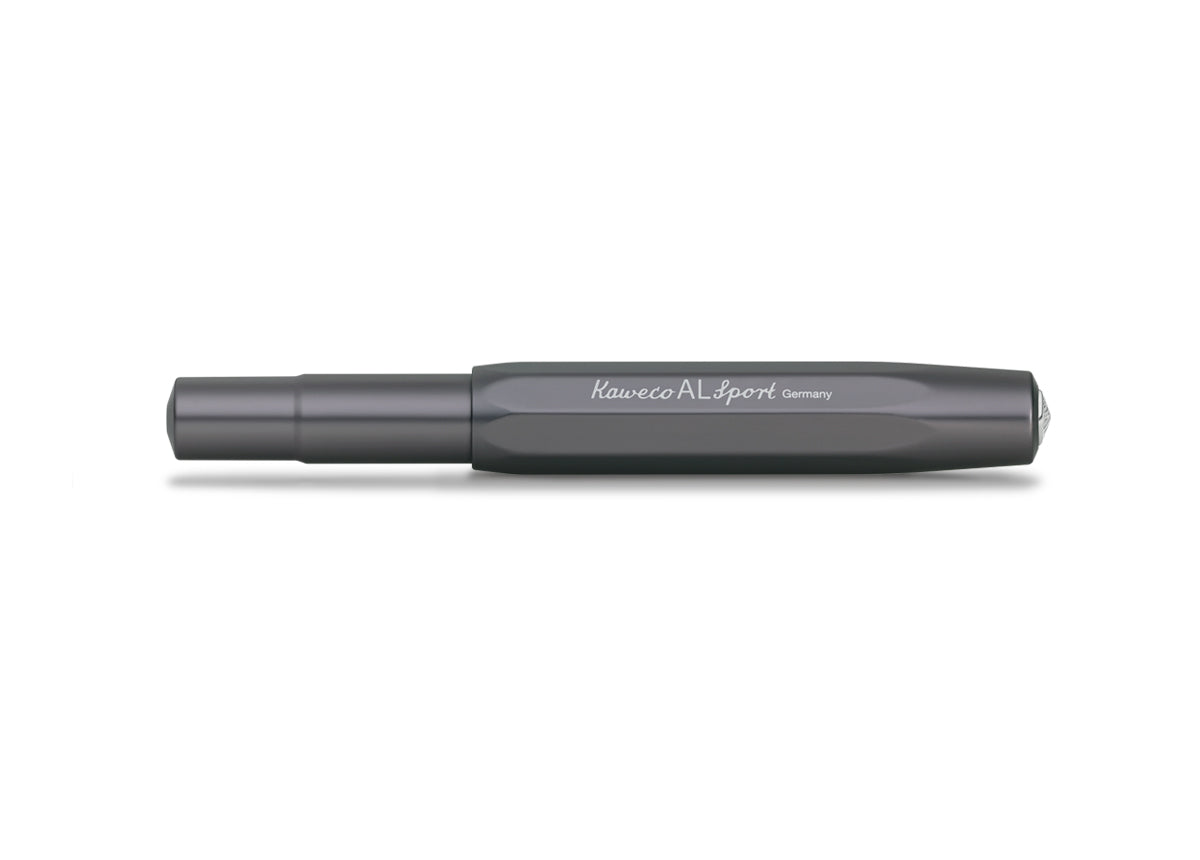 Kaweco - AL Sport Aluminium Grey - Rollerball Pen-Rollerball-DutchMills