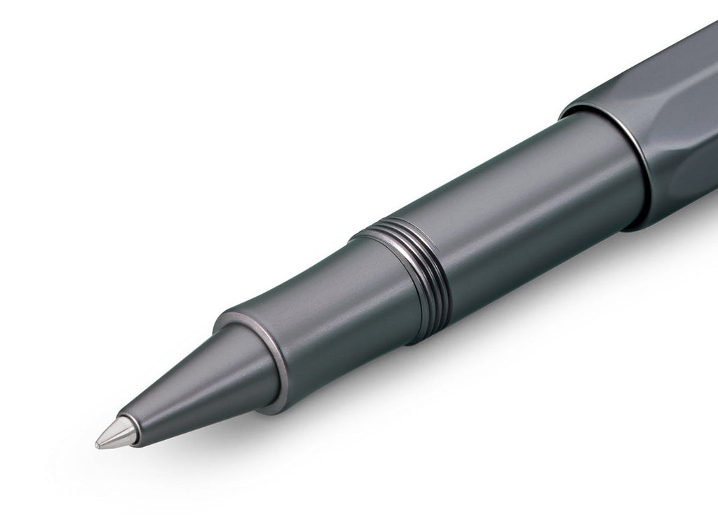 Kaweco - AL Sport Aluminium Grey - Rollerball Pen-Rollerball-DutchMills