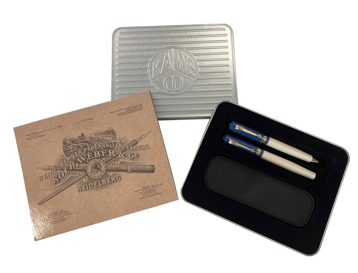 Kaweco - Student 50' Rock - Giftbox met Vulpen, Balpen en Eco Pouch-Pennenset-DutchMills