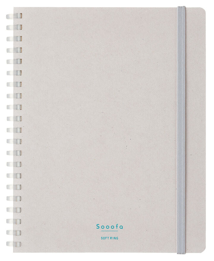 Kokuyo - Eco Softring Soofa B6 Grey-Notitieboek-DutchMills