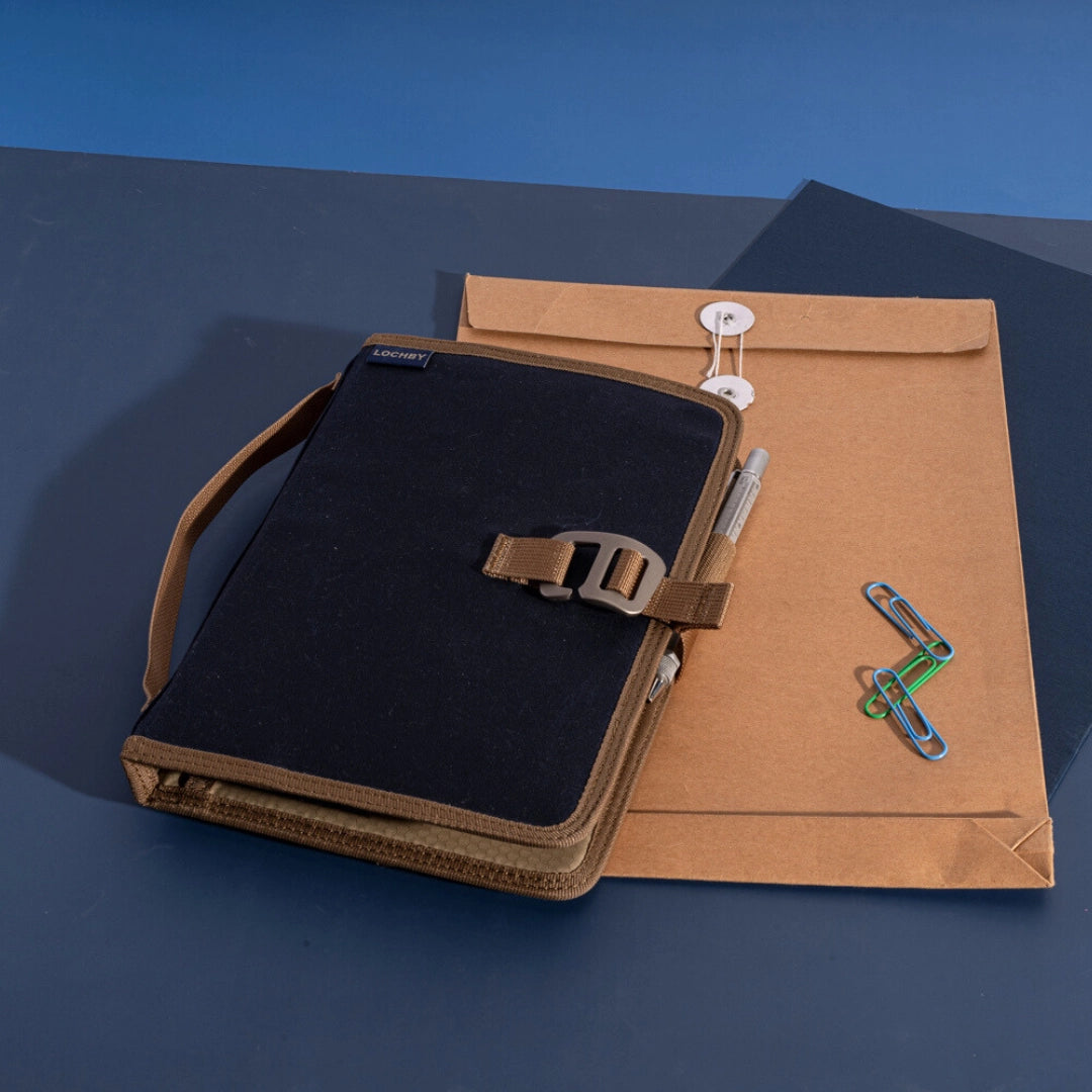 LOCHBY - Field Journal A5 - Navy Cream-Notitieboek-DutchMills