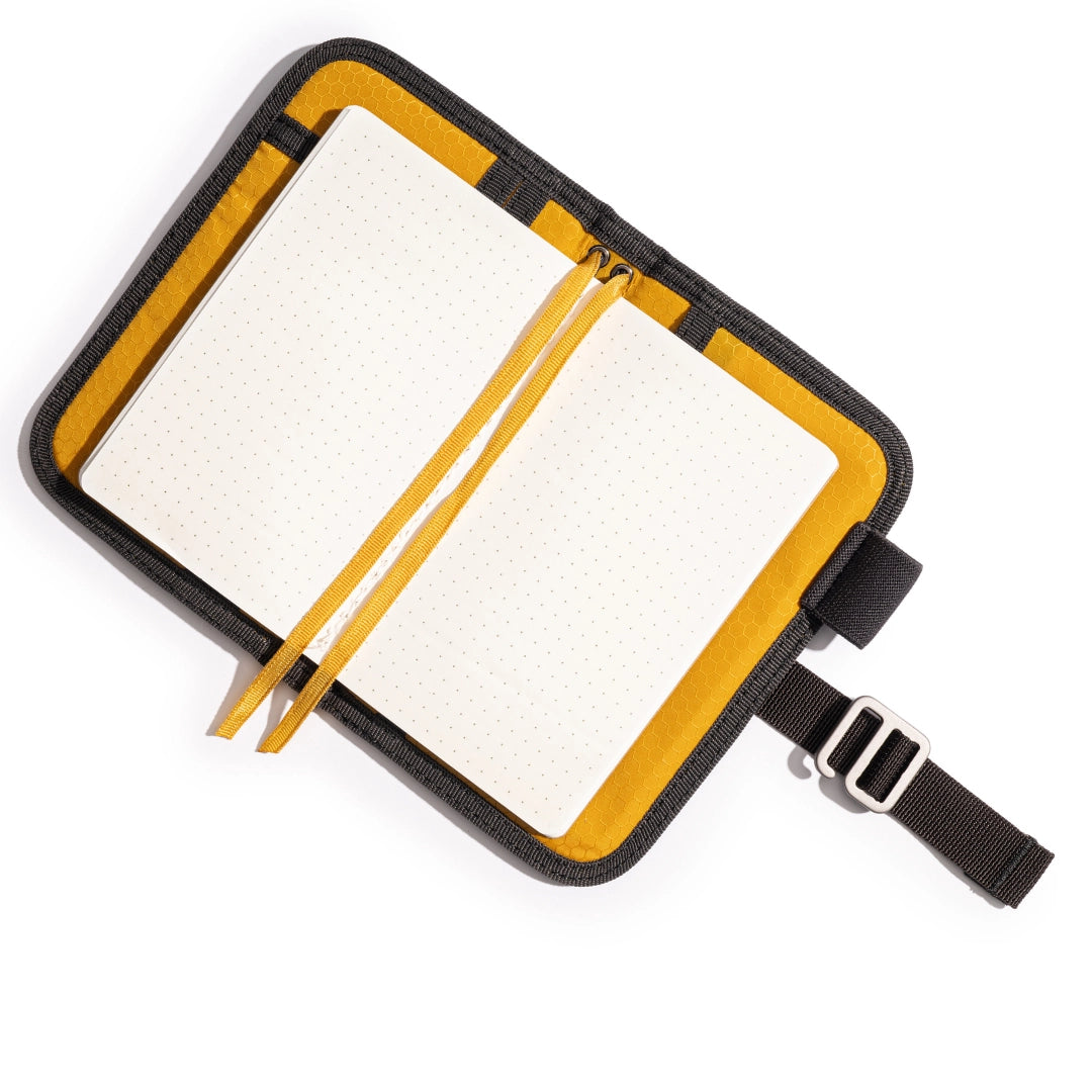 LOCHBY - Mini Field Journal - Charcoal Gold (Bumblebee)-Cover-DutchMills