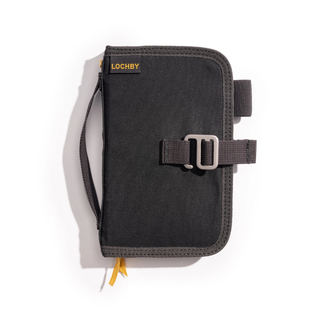 LOCHBY - Mini Field Journal - Charcoal Gold (Bumblebee)-Cover-DutchMills