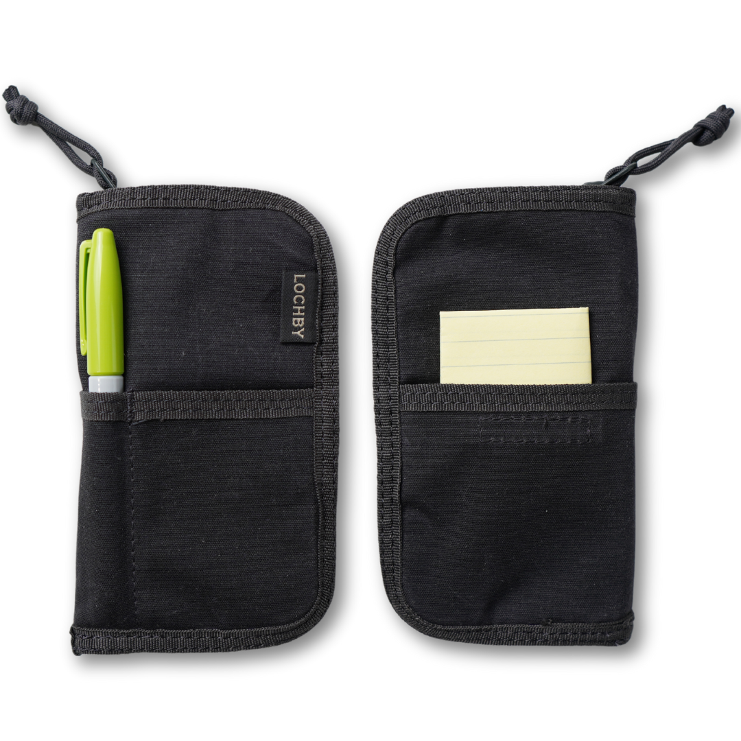 LOCHBY - Pouch - Quattro: Black-Notitieboek-DutchMills