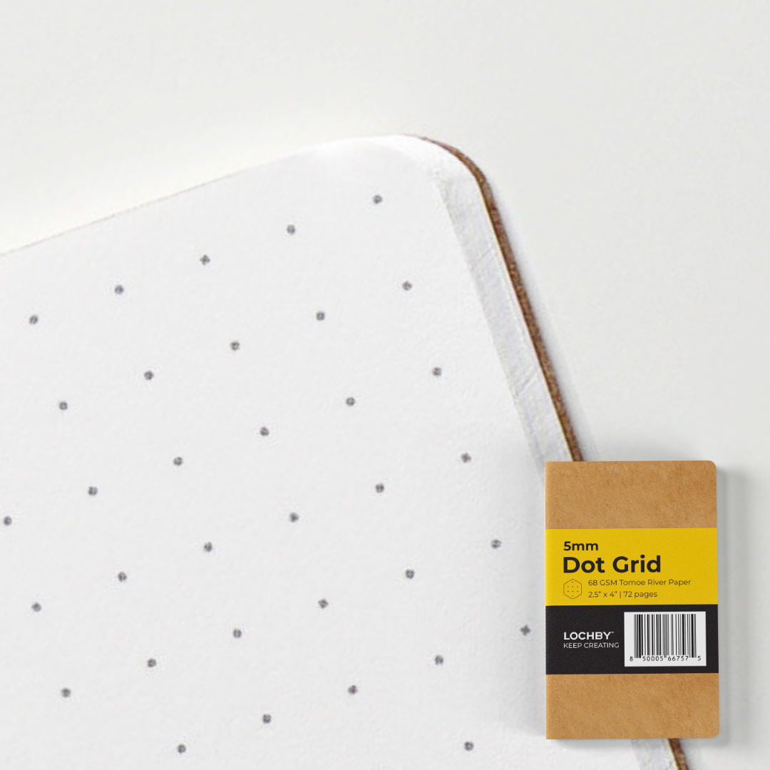 Tomoe River Notebooks A7 (Pack of 4): Dot Grid-DutchMills