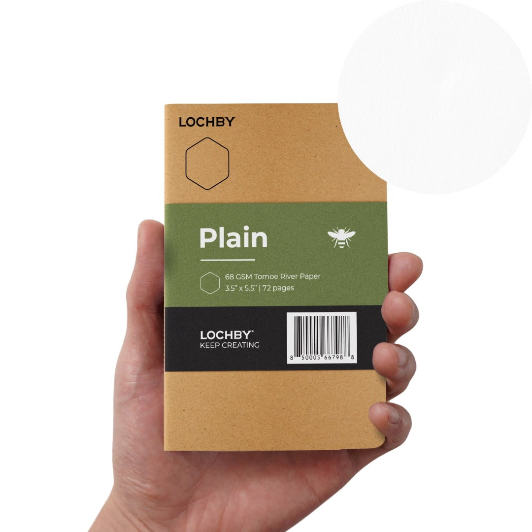 LOCHBY - Tomoe River Pocket Notebook: Plain-Notitieboek-DutchMills