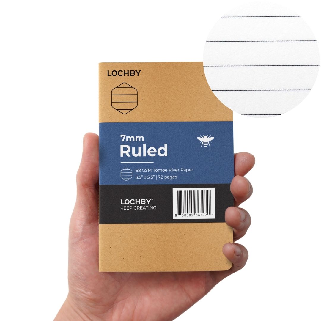LOCHBY - Tomoe River Pocket Notebooks: Ruled-Notitieboek-DutchMills