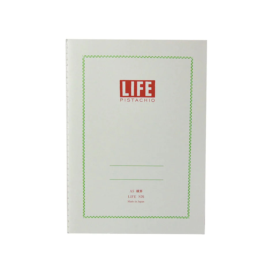 Life - Pistachio A5 - Lined-Notitieboek-DutchMills