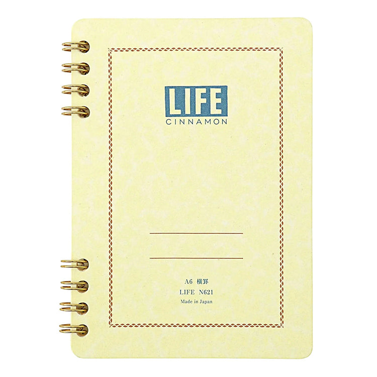 Life - Spiral Notebook B6 - Cinnamon-Notitieboek-DutchMills