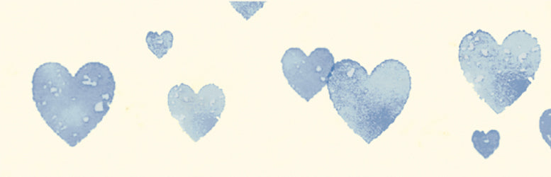 MT Masking Tape - Heart Stamp Blue-Maskingtape-DutchMills