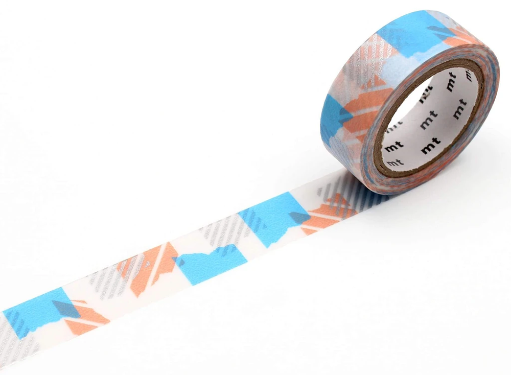 MT Masking Tape - Tsugihagi Blue x Pink-Maskingtape-DutchMills