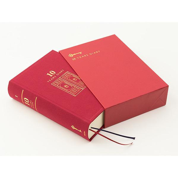 Midori - 10 Years Diary - Red-Dagboek-DutchMills