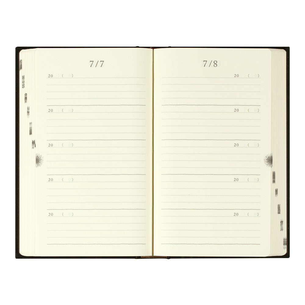 Midori - 5 Years Diary - Black-Dagboek-DutchMills