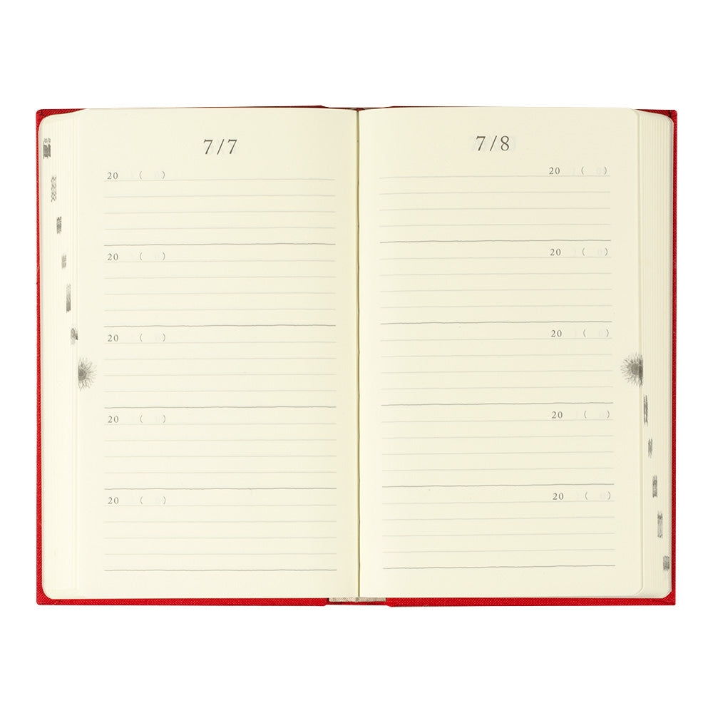 Midori - 5 Years Diary - Red-Dagboek-DutchMills
