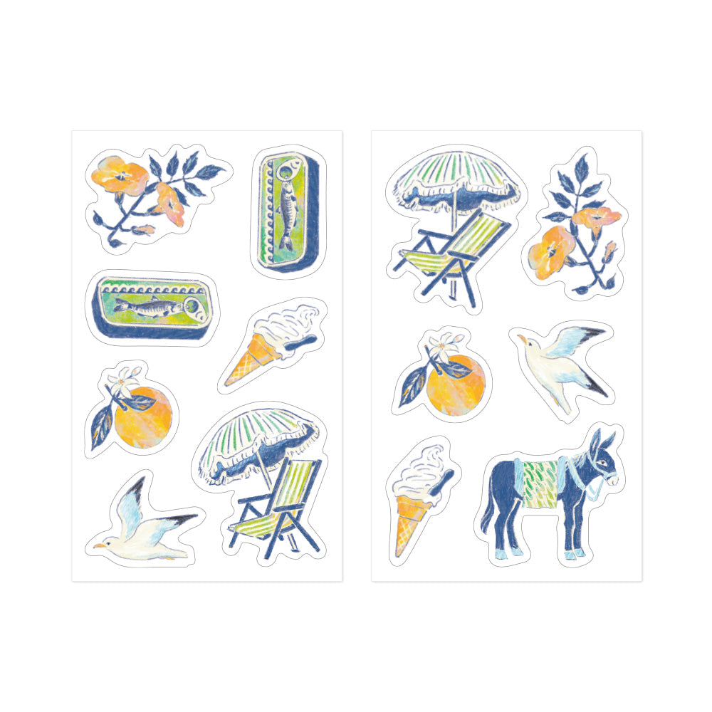 Midori - Decoration Sticker Blue-Sticker-DutchMills