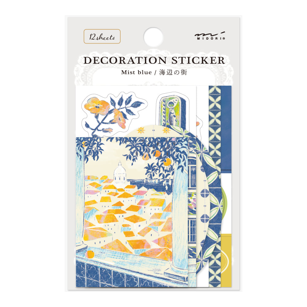 Midori - Decoration Sticker Blue-Sticker-DutchMills